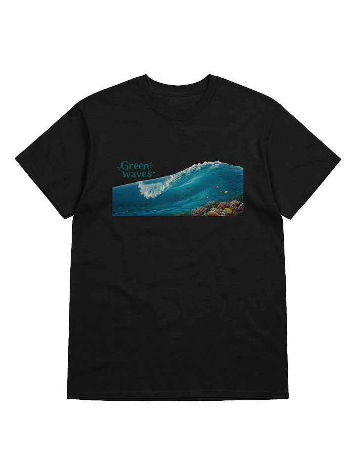 Green Wave Exploration T-Shirt product image (10)