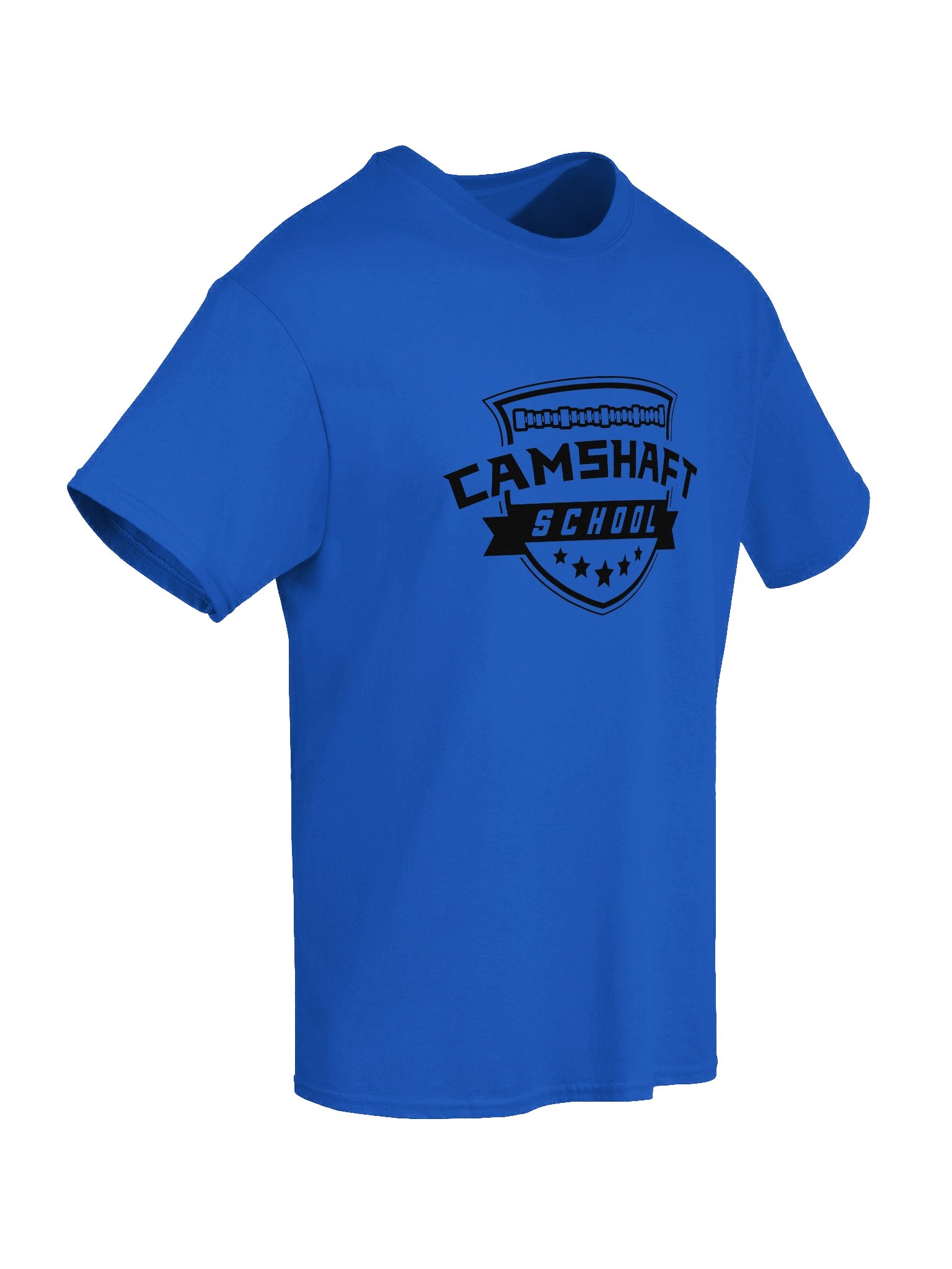 T-shirt - Black on Royal Blue product image (8)