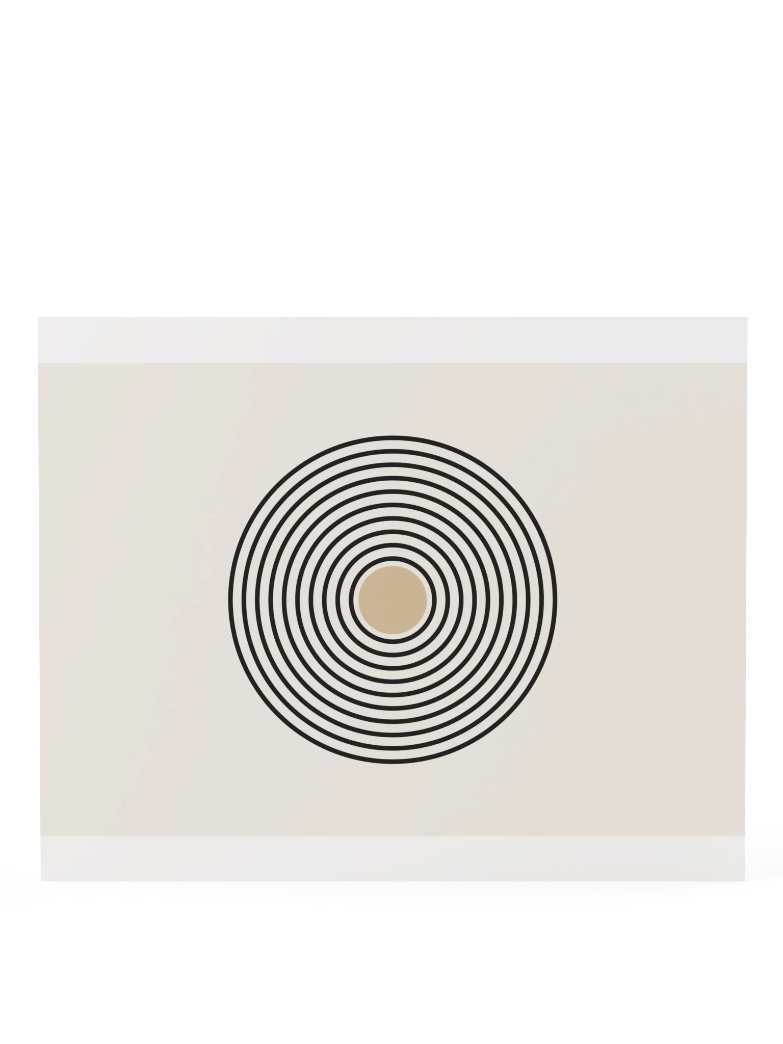 Black Circle Line Art Print | Minimalist Bathroom Wall Art product image (8)