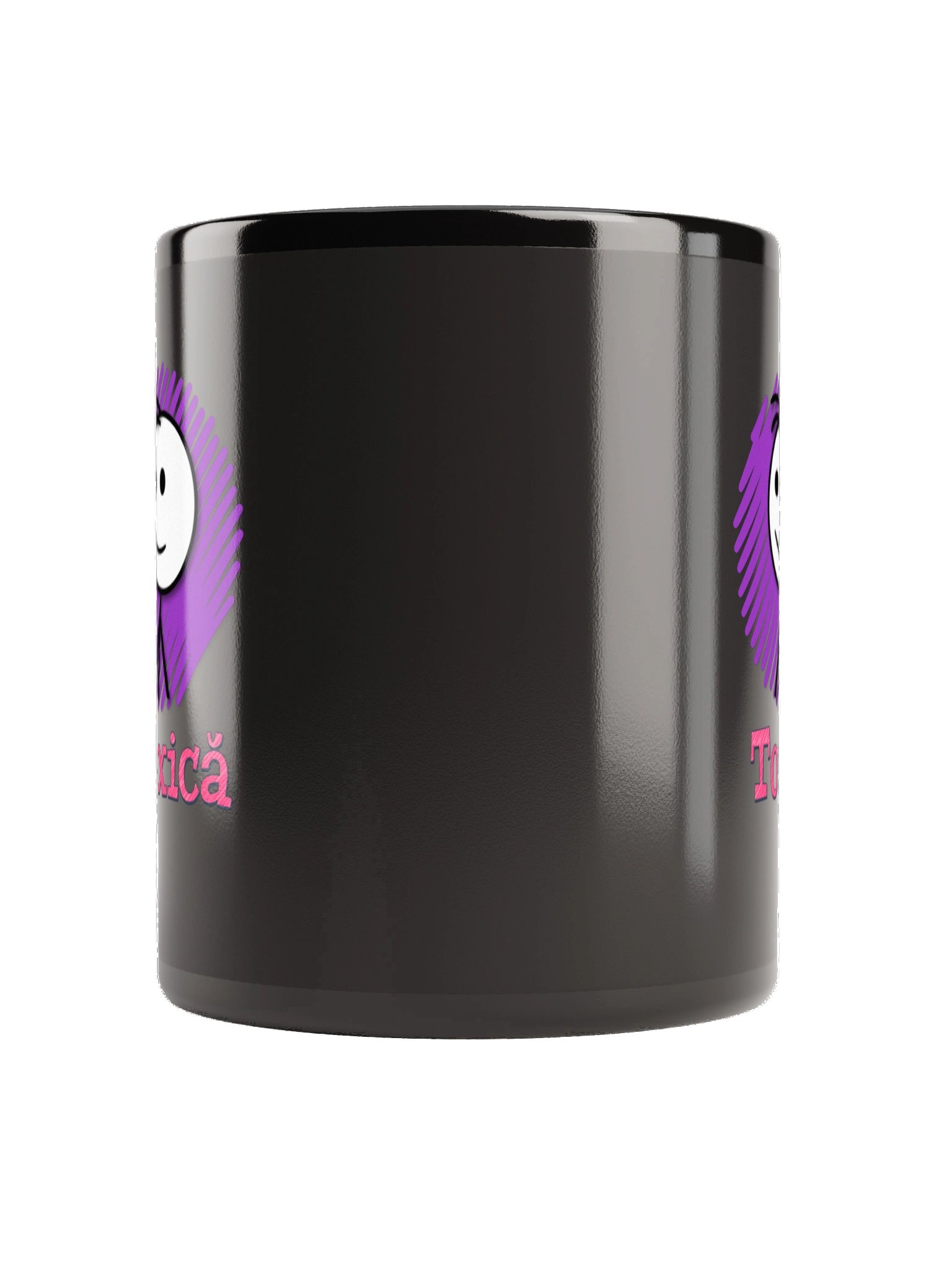 Cană Negru Lucios Oficială TOXICĂ – Amintiri Din Copilărie product image (4)