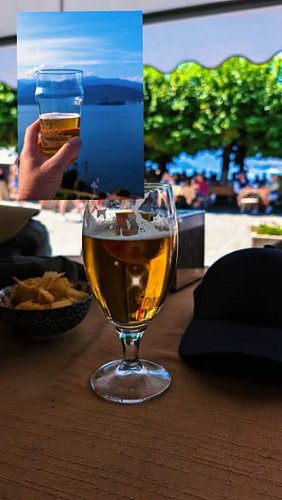 When in Italy....
#italy #beer #wine #italian #lake