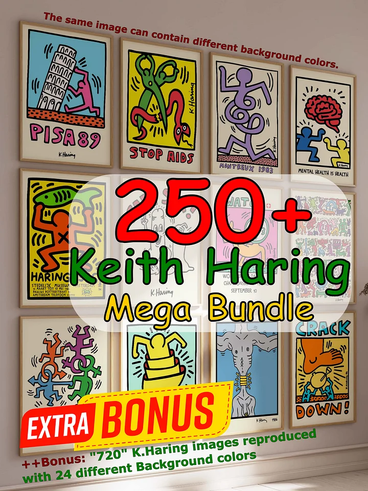 Keith Haring Poster Bundle product image (1)