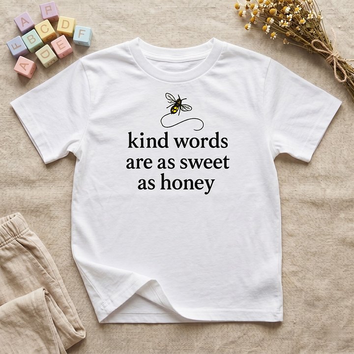 Kids: "Kind Words" Organic T-Shirt product image (1)