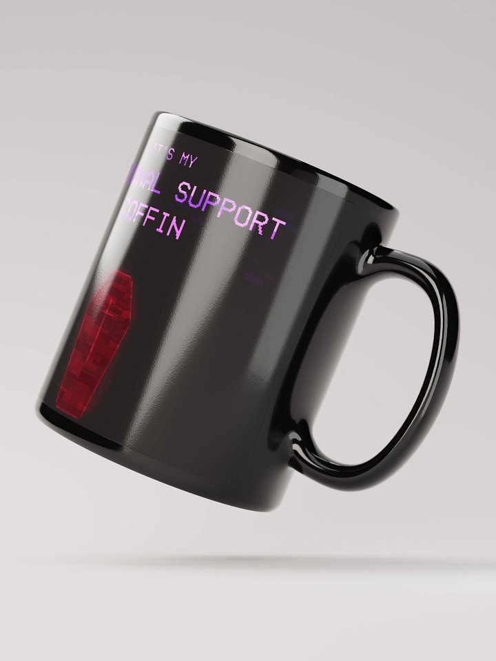 Emotional Support Coffin Mug (Right Handed) product image (3)