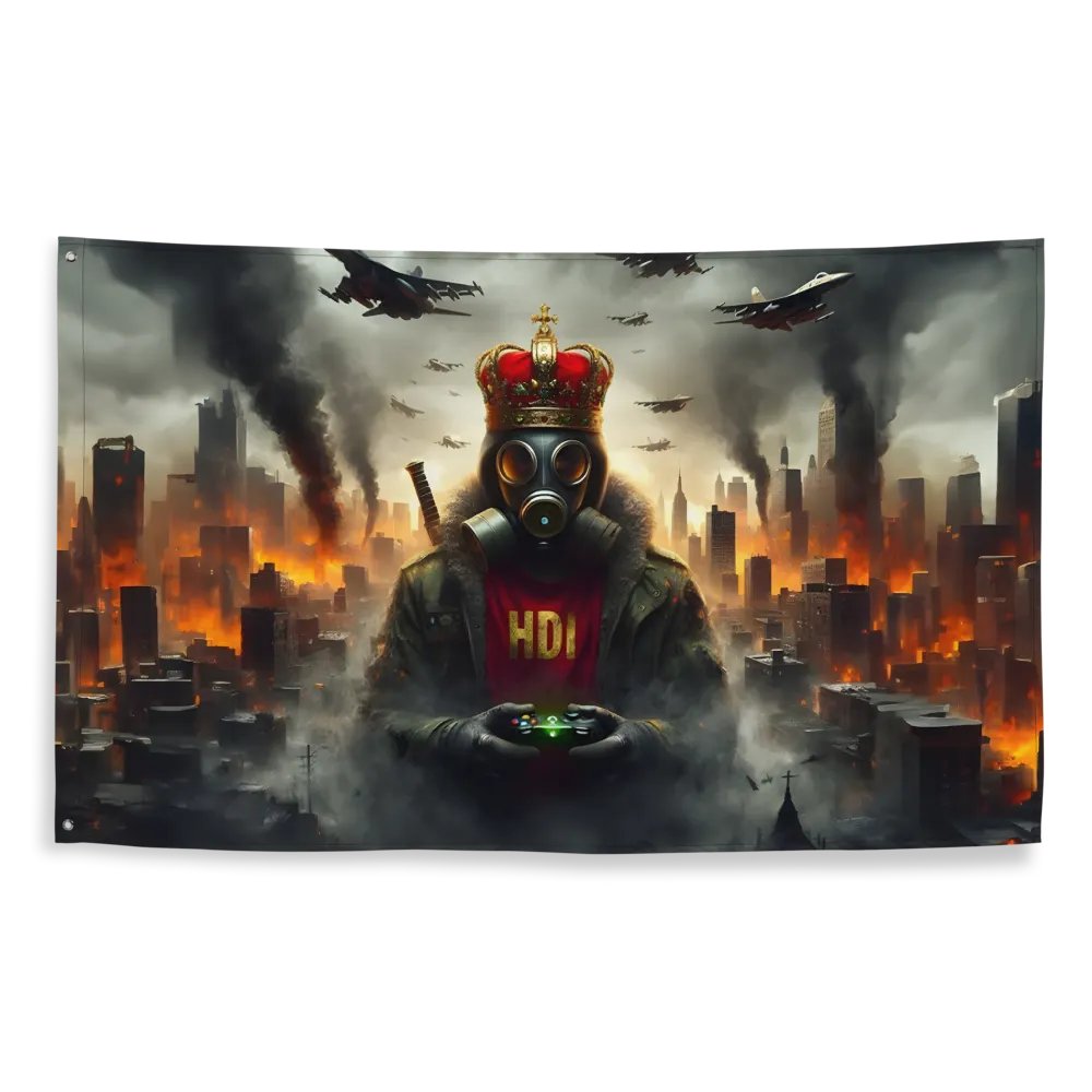 HDI Burning City Flag product image (2)