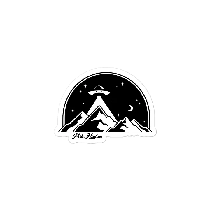 Space Mountain Vinyl Sticker product image (2)