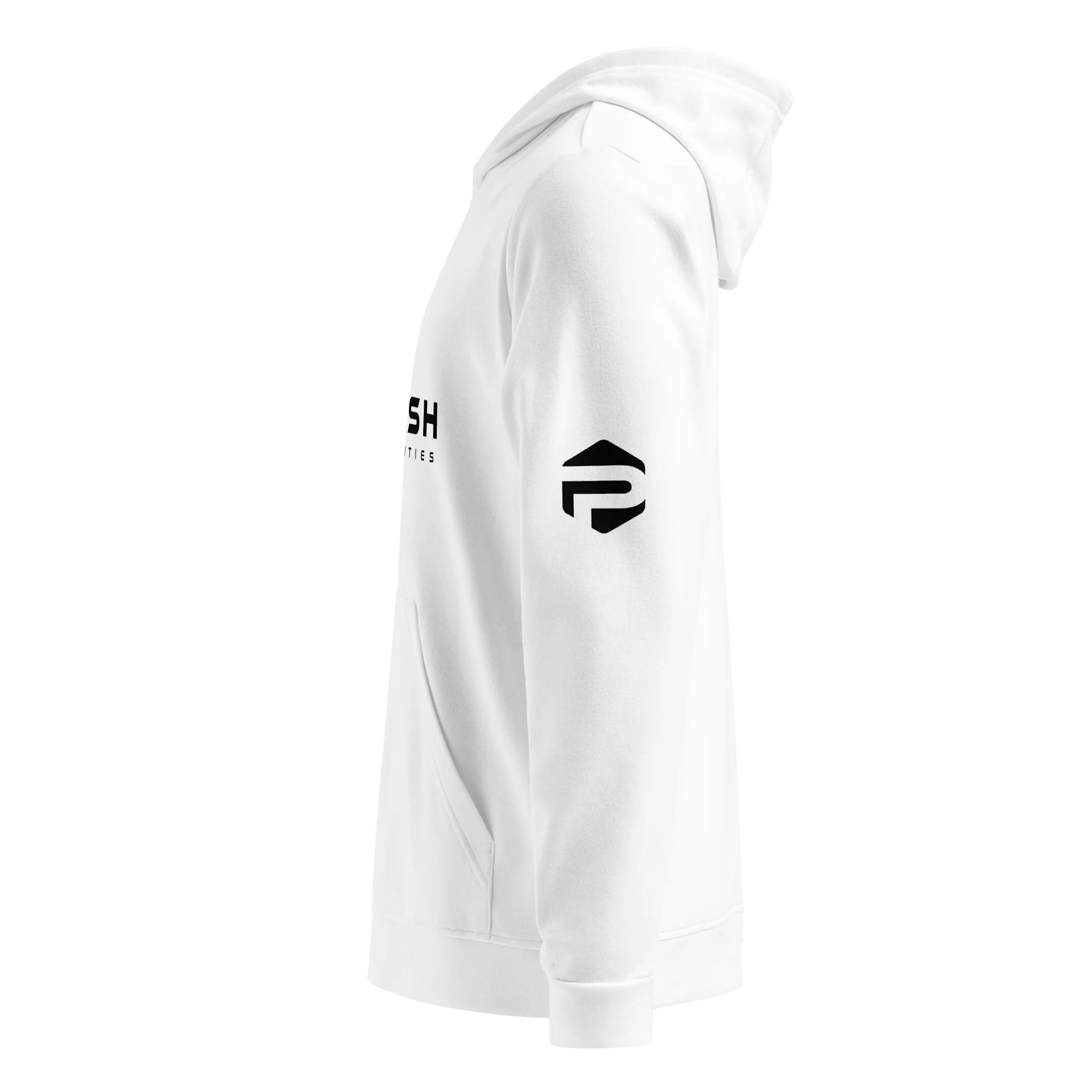 Plush Fleece Hoodie by Adidas White/Gray product image (7)