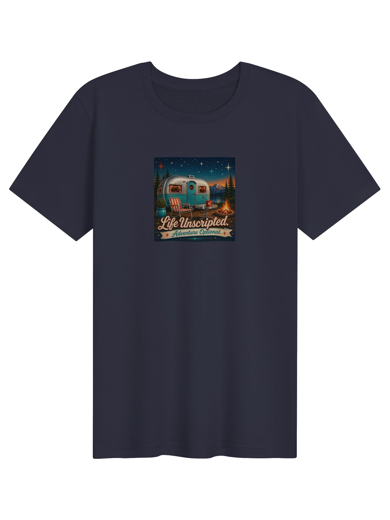 Life Unscripted. Adventure Optional. T-Shirt product image (1)