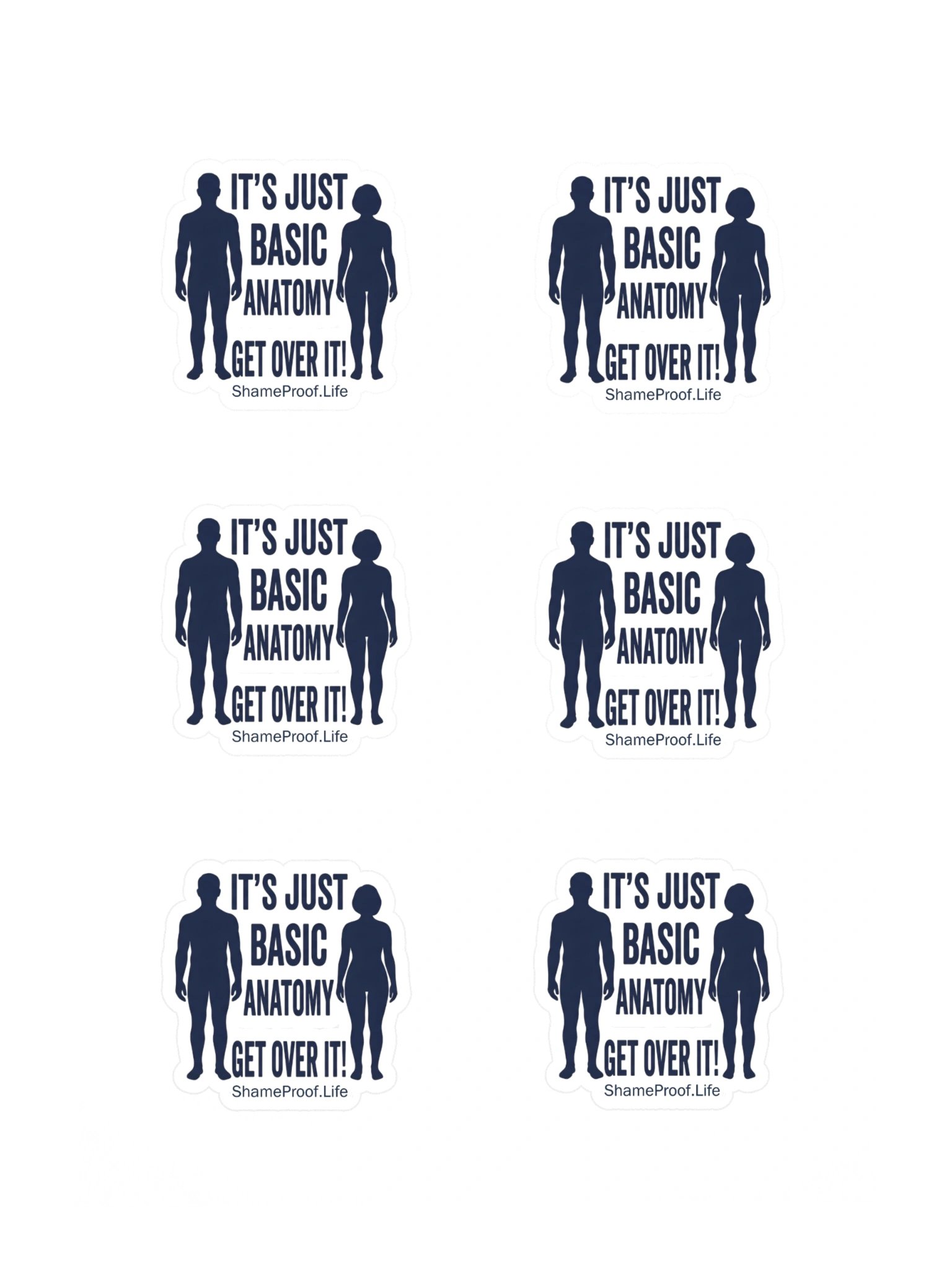 The Basic Anatomy Sticker Set product image (3)