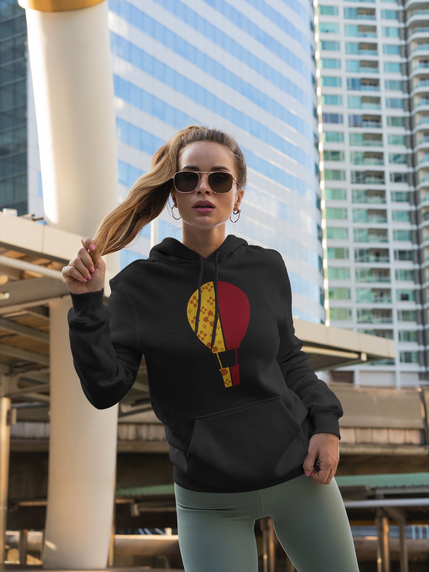 New Mexico Hot Air Balloon Unisex Premium Hoodie product image (1)