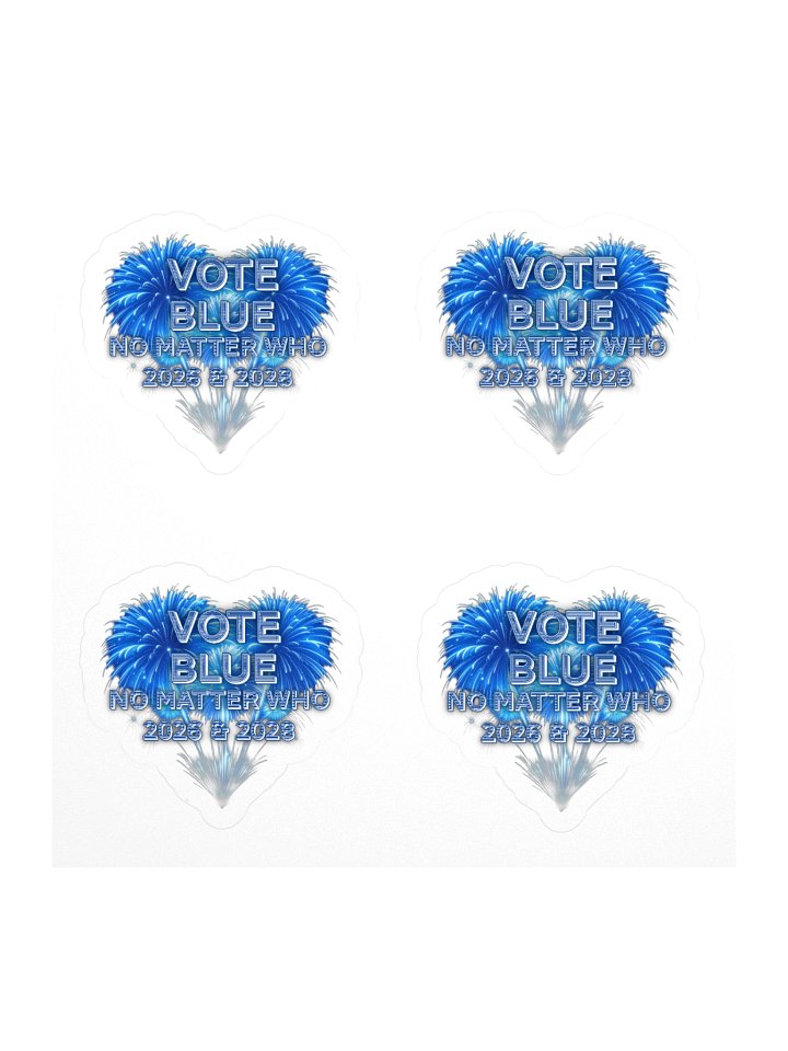 Vote Blue Stickers product image (2)