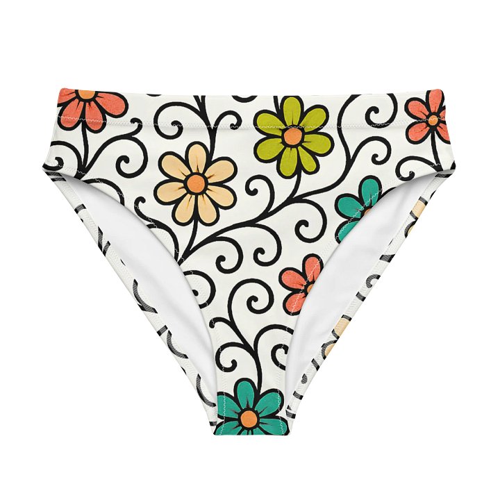Floral Vine Recycled Bikini Bottoms product image (1)