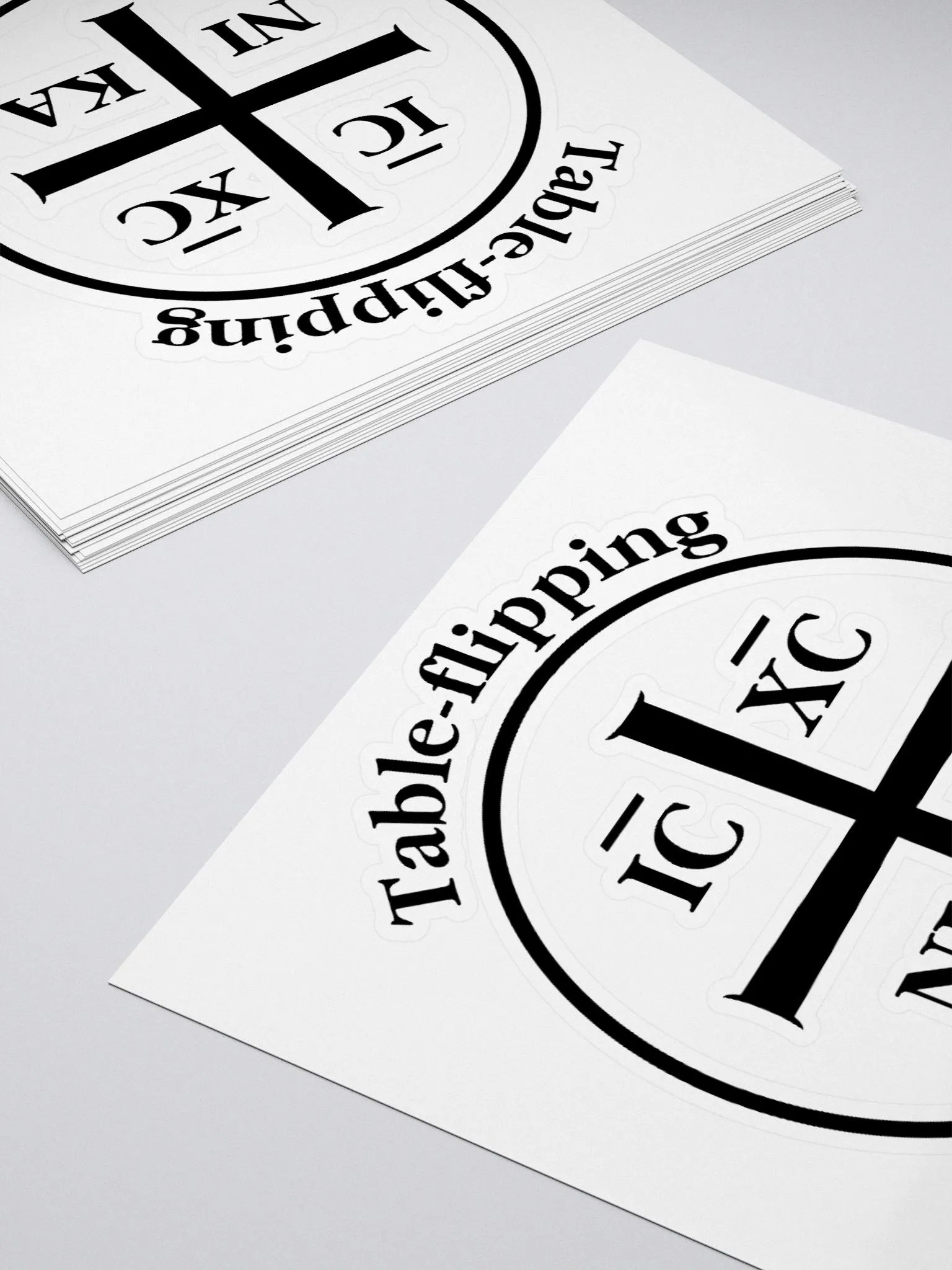 Table Flipper Sticker (Black) product image (10)