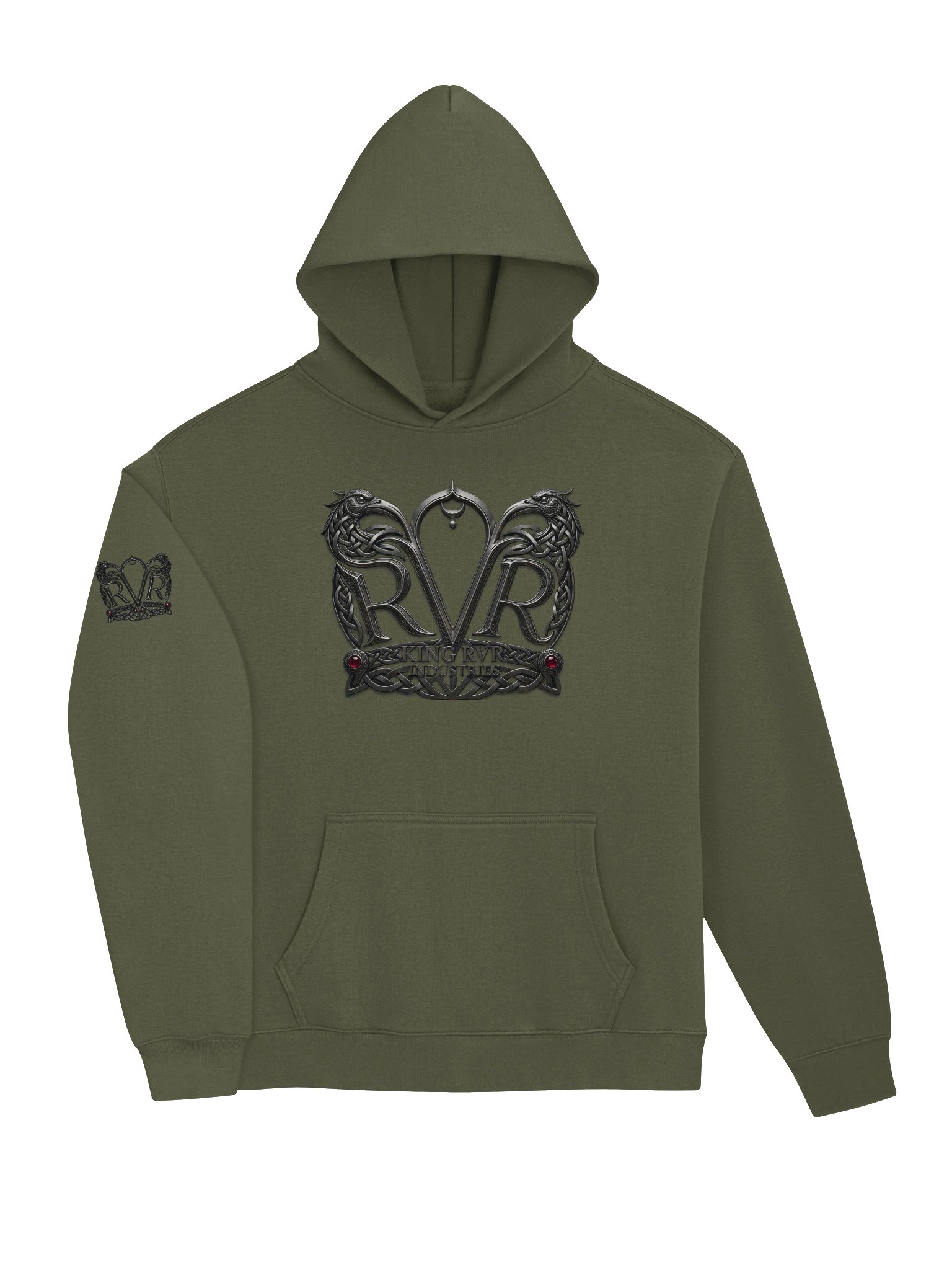 KING RVR Industries Ornamental Emblem Hoodie product image (27)