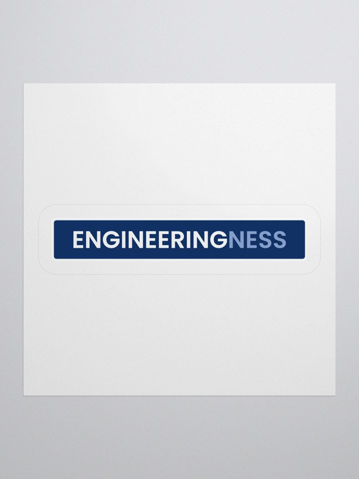 Engineeringness Official Logotype - Sticker product image (1)
