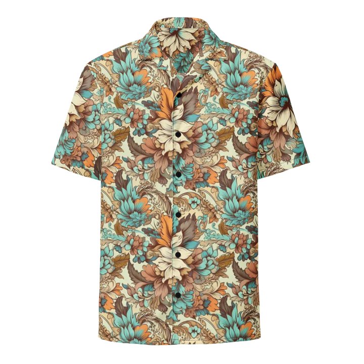 Art Nouveau Floral Pattern-Seamless Vintage Design Hawaiian Shirt product image (1)