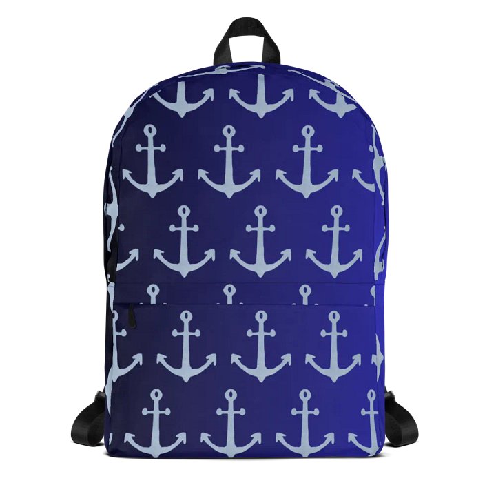 Anchors Away All-Over Backpack product image (1)