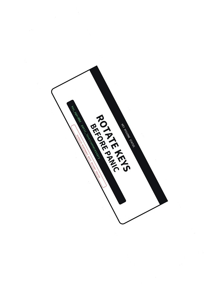 Rotate Keys Before Panic Sticker product image (2)