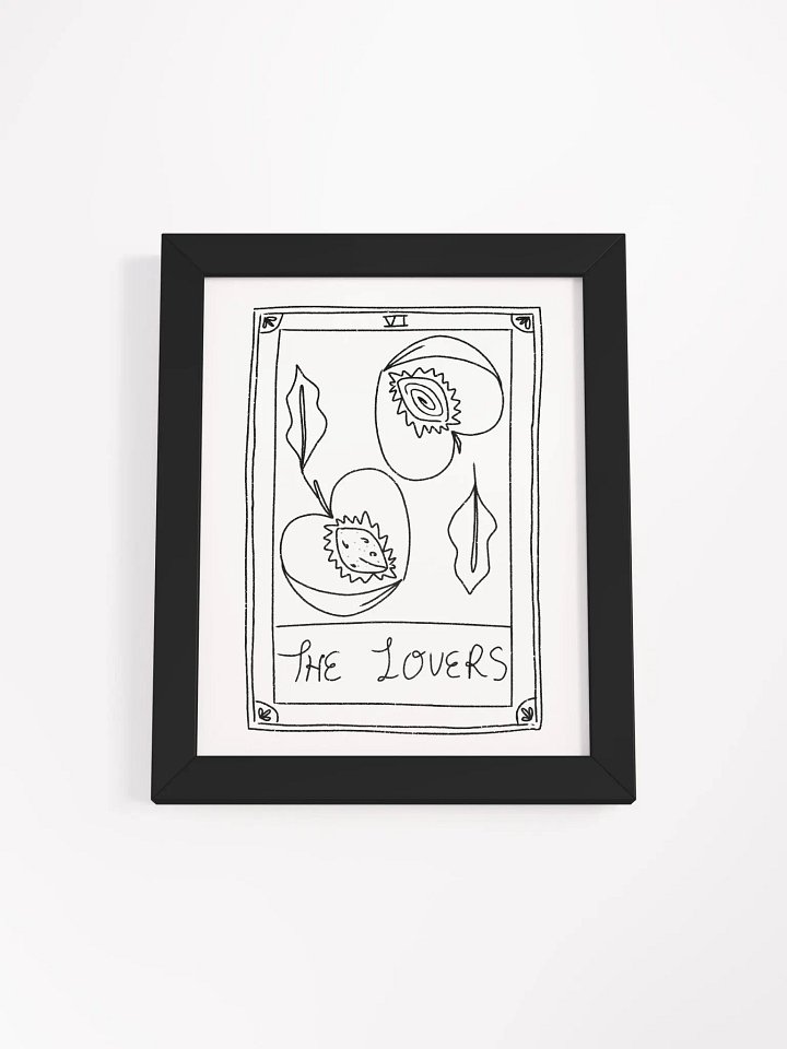 The Peach Lovers Framed Art Print product image (1)