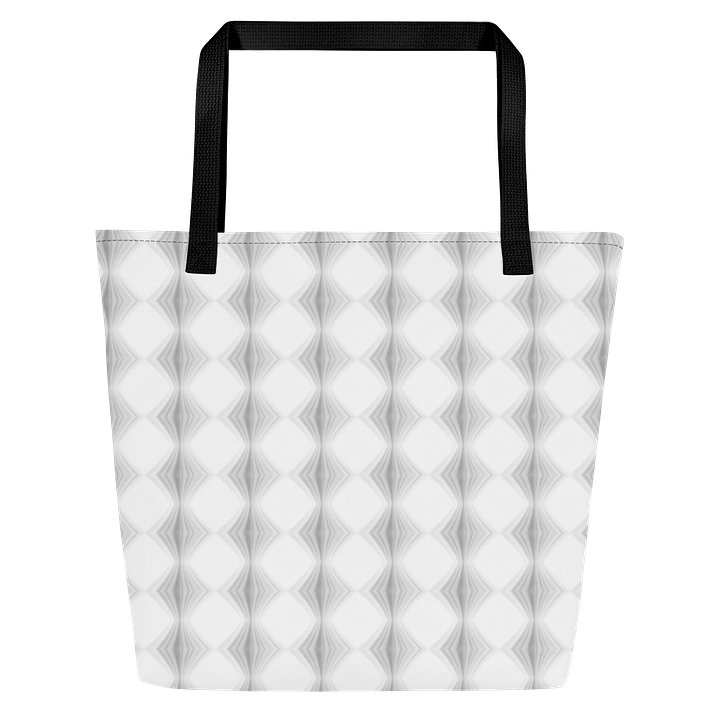 Diamond Pleats: 3D-Struktur-Handtasche Symmetry in Gray Tote Bag product image (1)