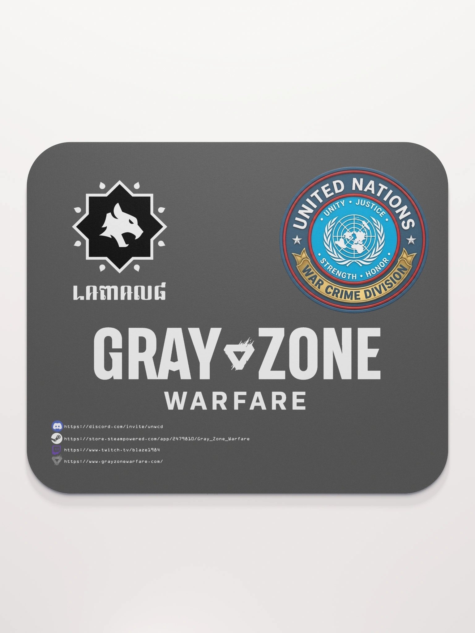 UNWCD/LRI Mouse Pad - Gray product image (2)