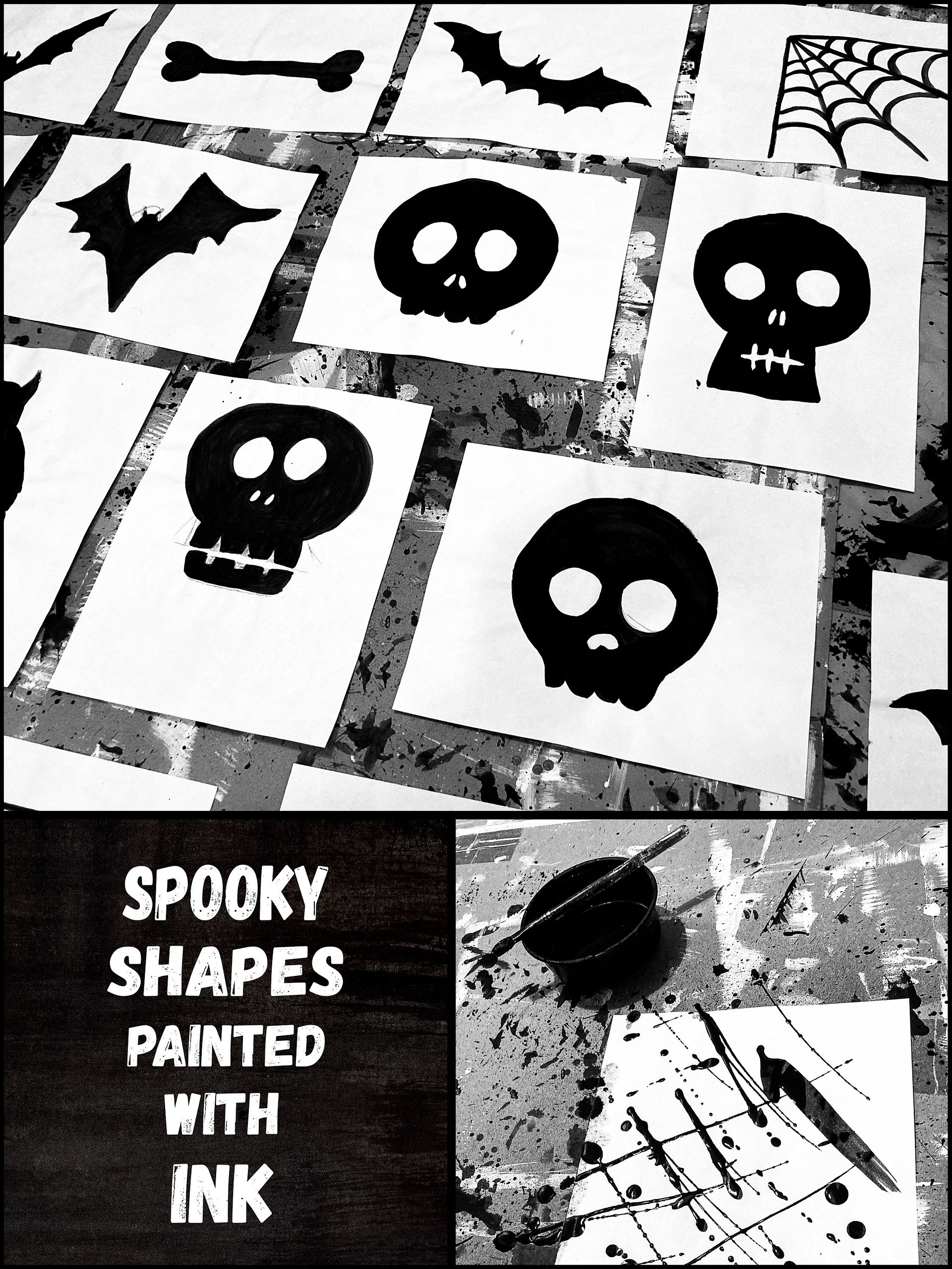 STICKER SHEET - SKULLS & BONES product image (3)
