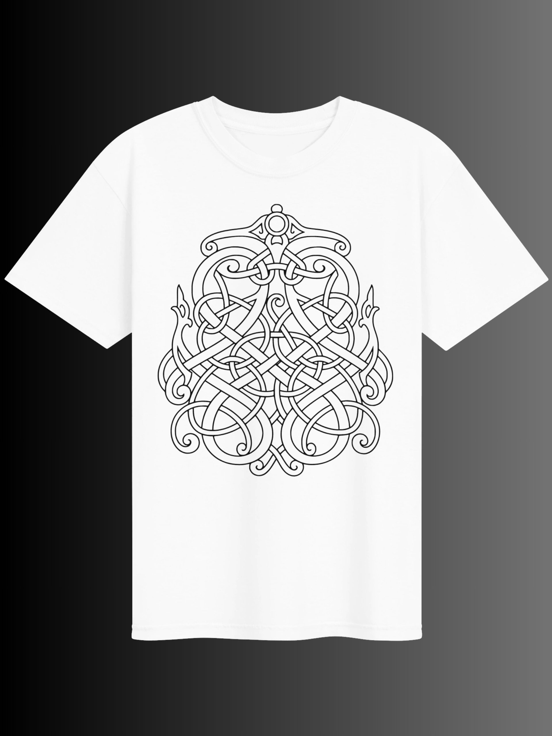Graphic Inspired by rune stone from Uppland, Sweden - Comfort Colors Heavyweight Unisex cotton T-shirt product image (23)