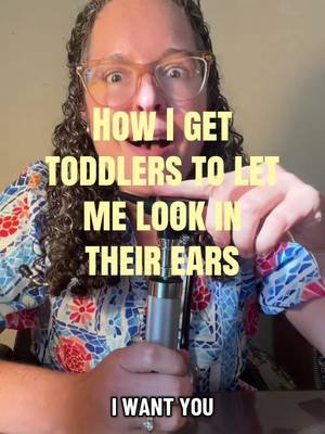You really have to commit. But I promise it’s worth it. My ability to look into the ears of 9 month-3 year olds without tears has skyrocketed since introducing this revolutionary approach 😂. Leave any tips you have for the feared otoscope exam below.  #nursepractitioner #pediatrics #familymedicine #npstudent 