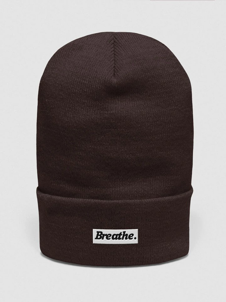 Breathe. ⏐ Beanie ⏐ Brown product image (1)