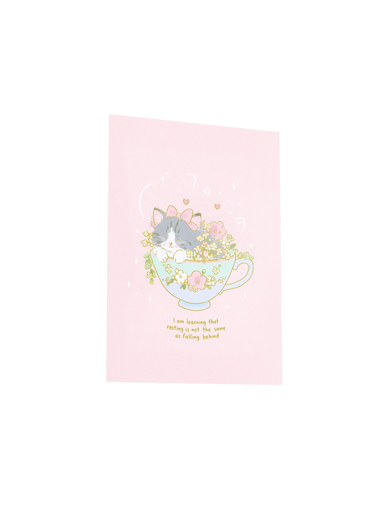 Resting Cat Affirmation Poster product image (19)