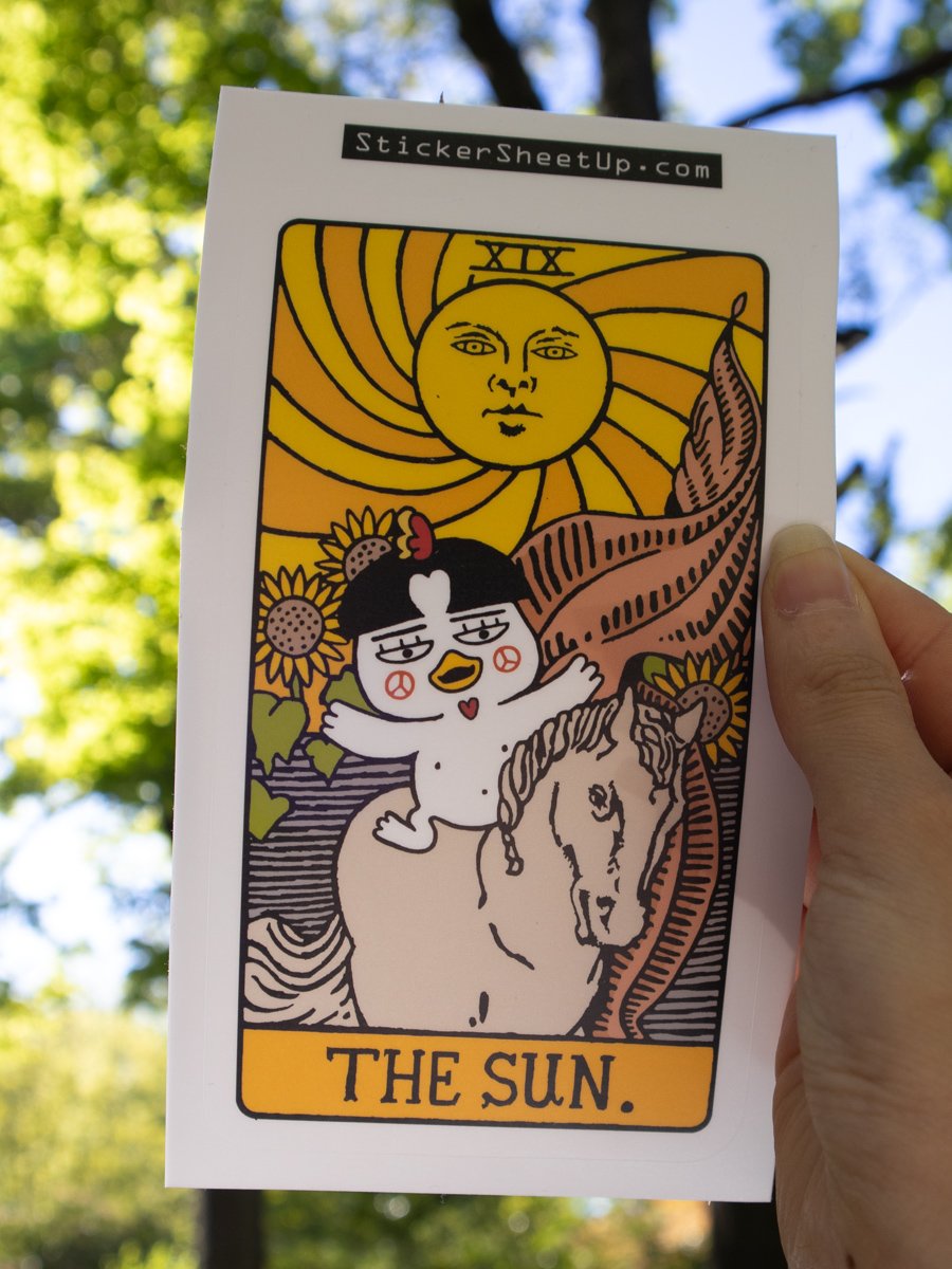 The Sun Tarot Sticker / Spicy Noods Edition product image (5)