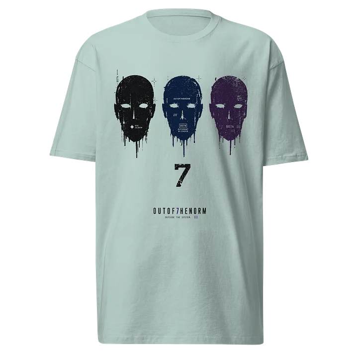 Drip Skull Trio '7' — Premium Heavyweight Tee. product image (2)