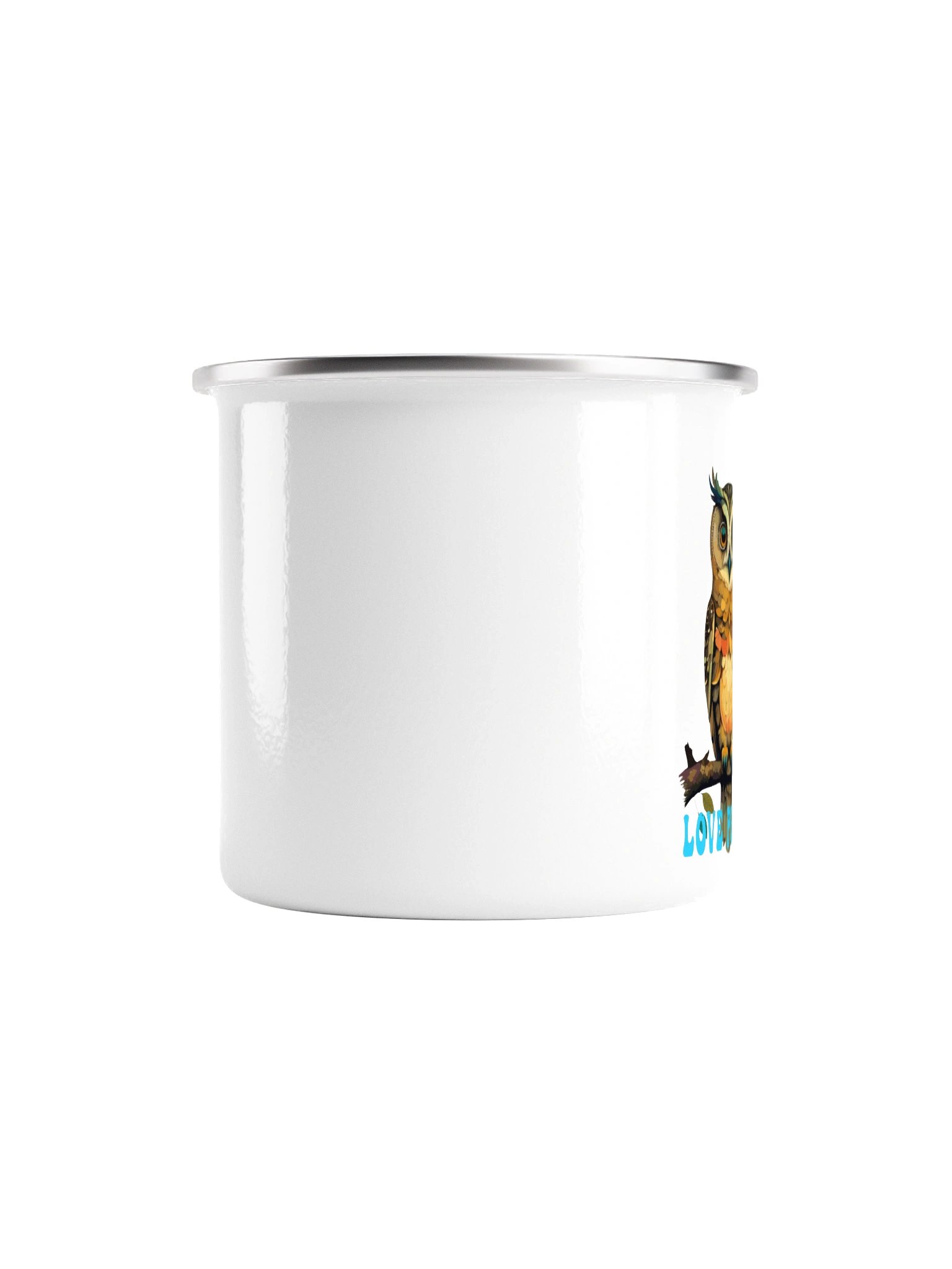Love Perched Here | Enamel Coffee Mug | 12 oz product image (3)