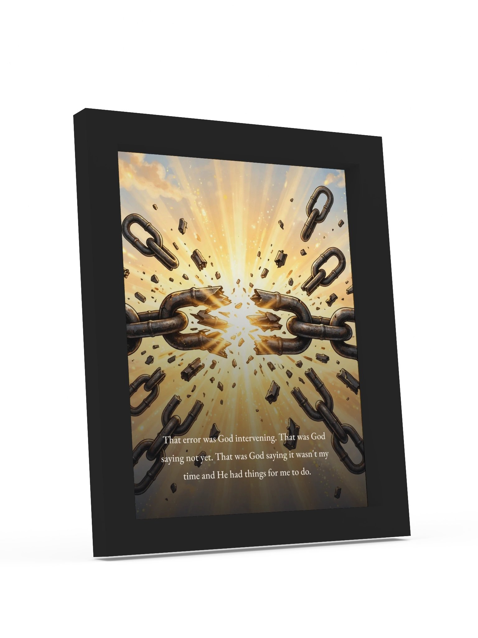 God Intervening Framed Wall Art product image (4)