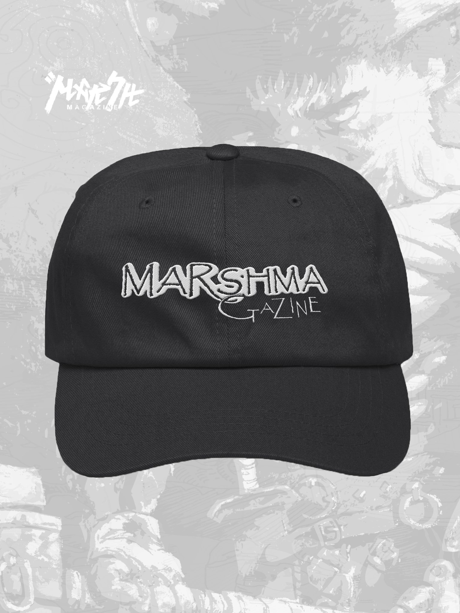 MARSHMAgazine negative hat product image (1)