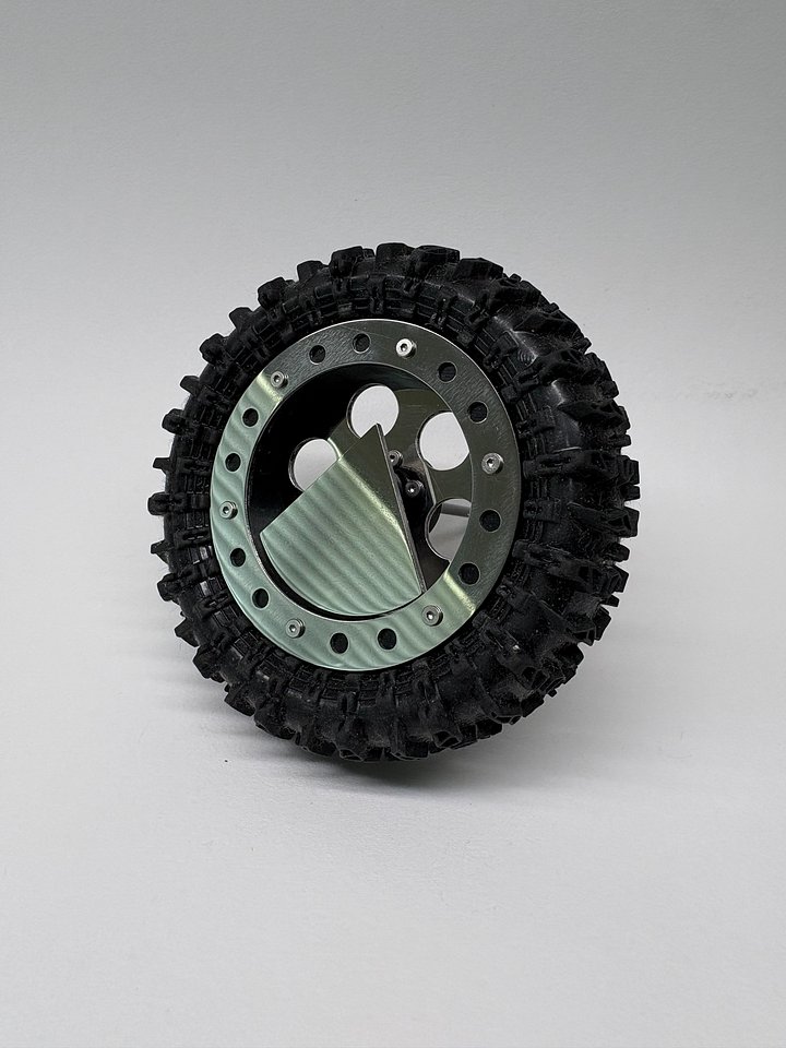 1.8" v2 Floater Wheels - "Swiss" wheel face with "Cheddar" floater product image (1)