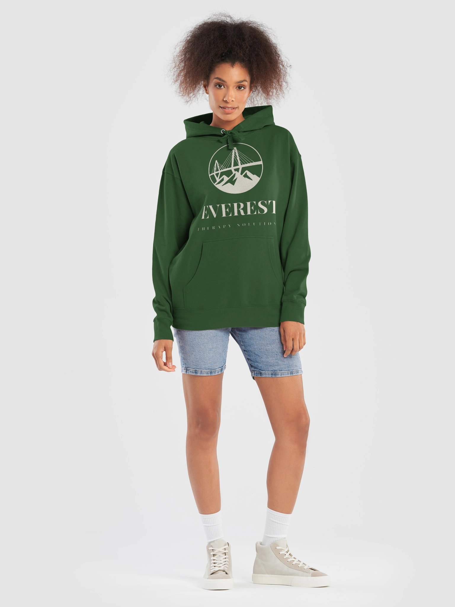 Everest Therapy Solutions — Growth. Connection. Possibility. Hoodie (Forest Green) product image (7)