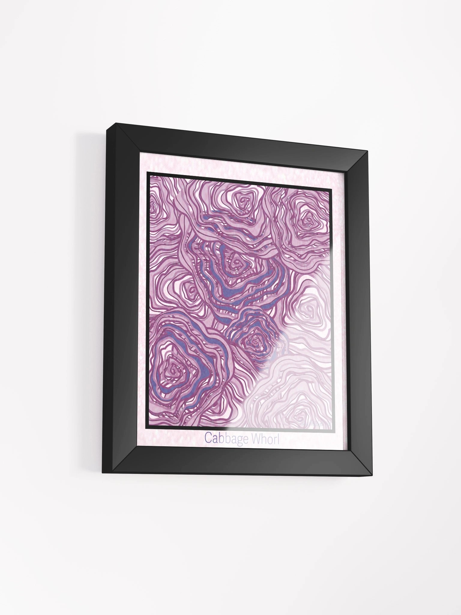 Cabbage Whorl – Framed Art Poster product image (3)