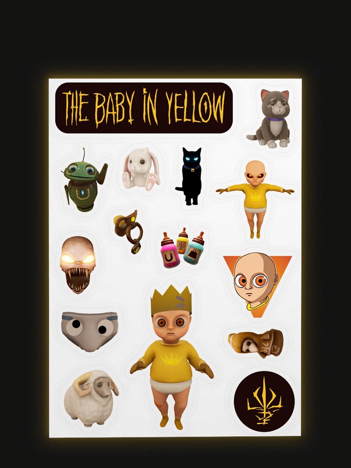 Baby in Yellow Sticker Pack product image (1)