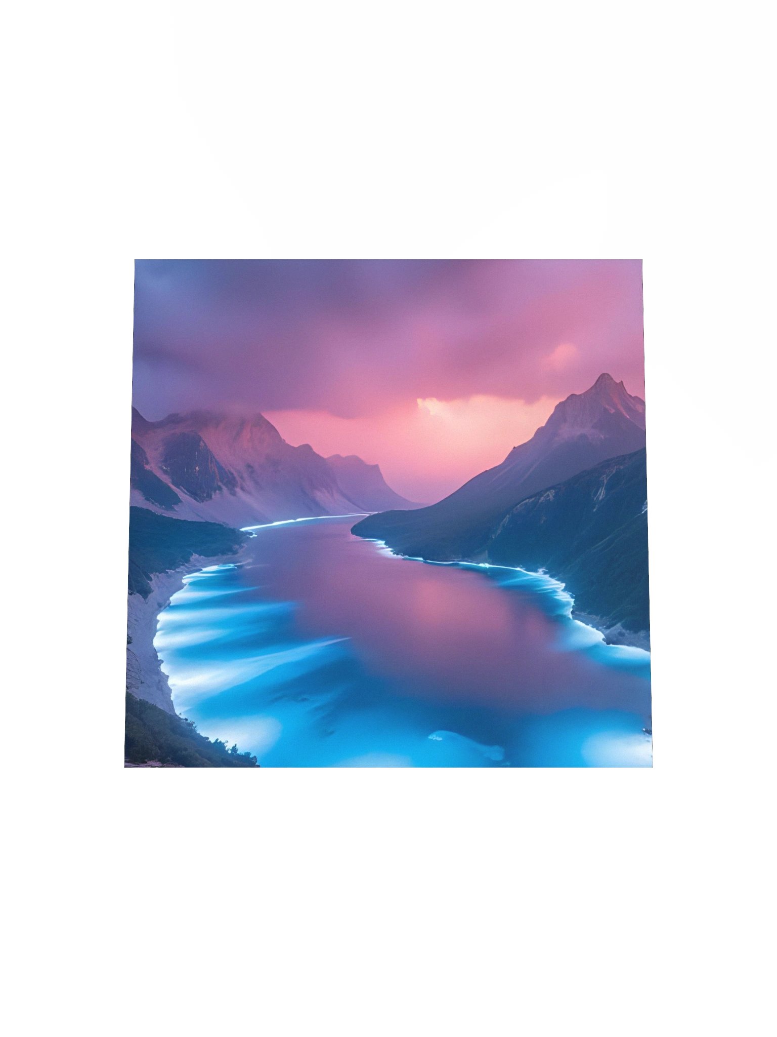 Iridescent River Serenity Poster product image (20)
