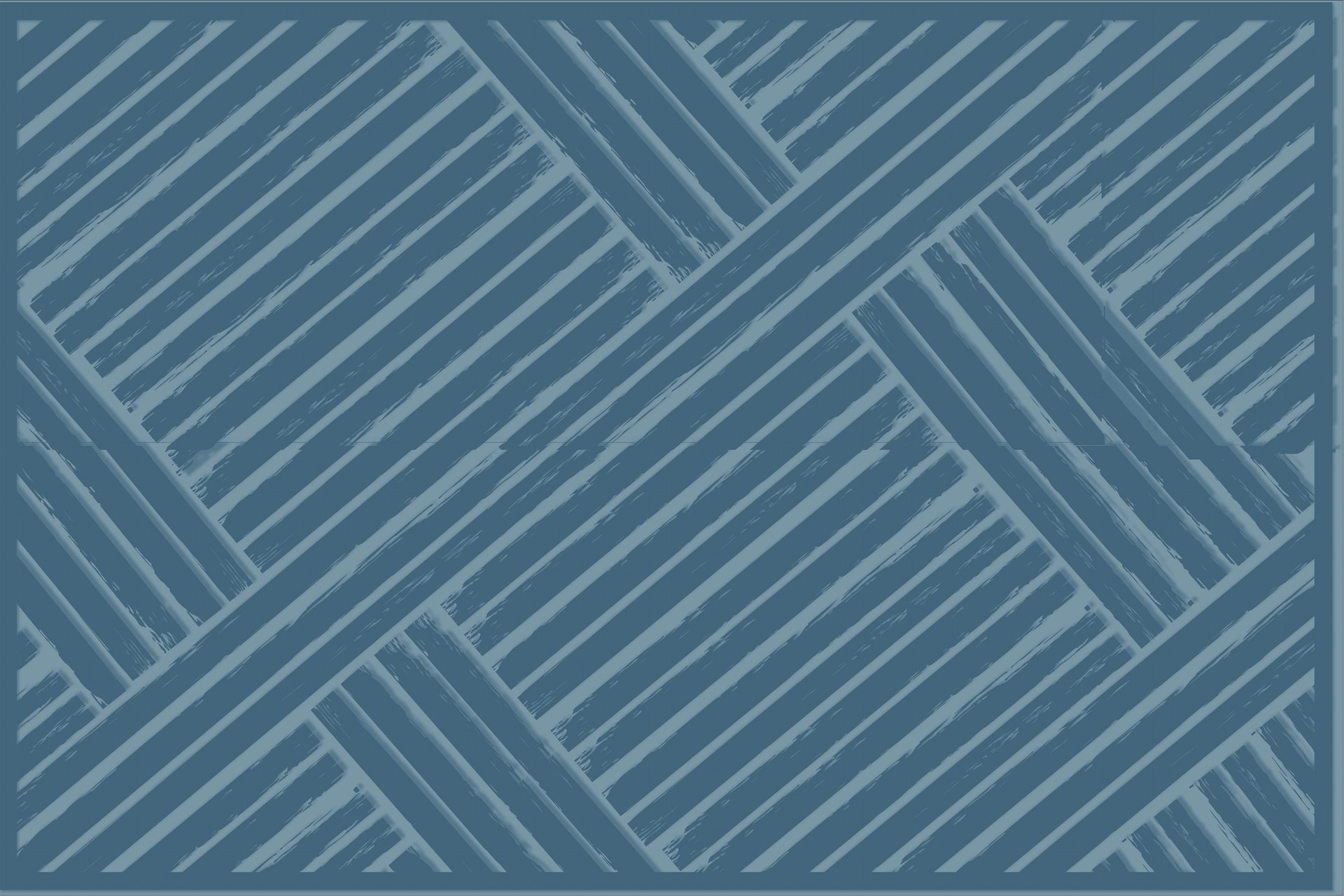 Chic Blue Herringbone Area Rug product image (1)