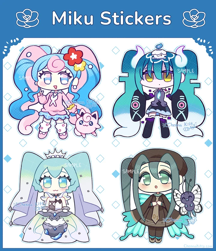 Miku Vinyl Stickers product image (6)