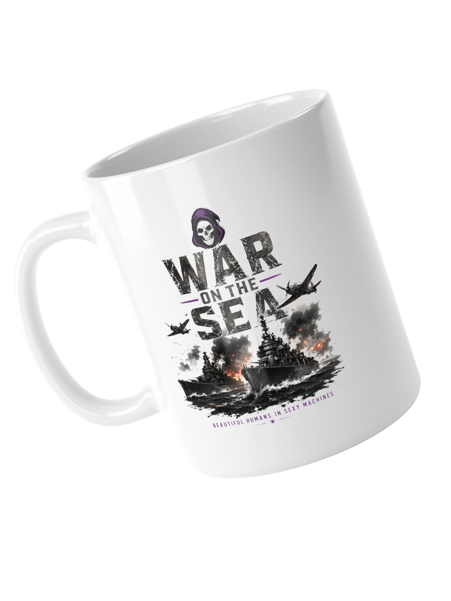 Grim Reapers War on the Sea White Mug product image (5)