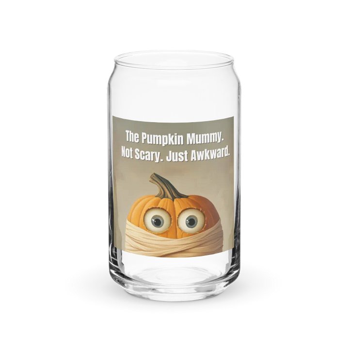 The Pumpkin Mummy Can- Shaped Glass product image (1)