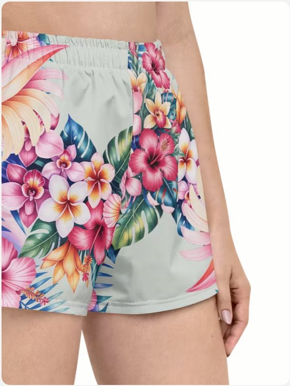 Hawaiian flora-Athletic shorts product image (4)