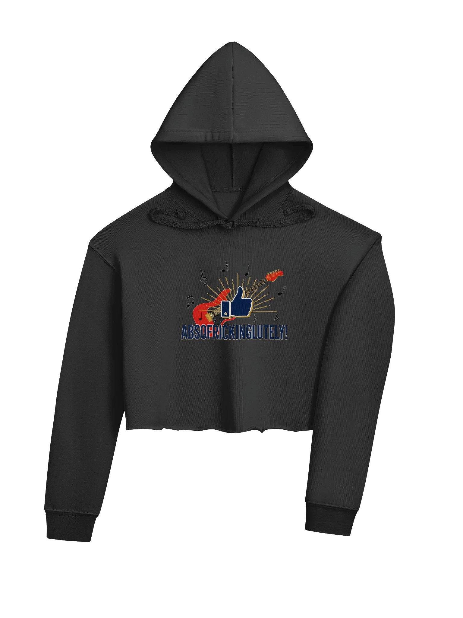ABSOFRICKINGLUTELY Fleece Crop Hoodie product image (10)