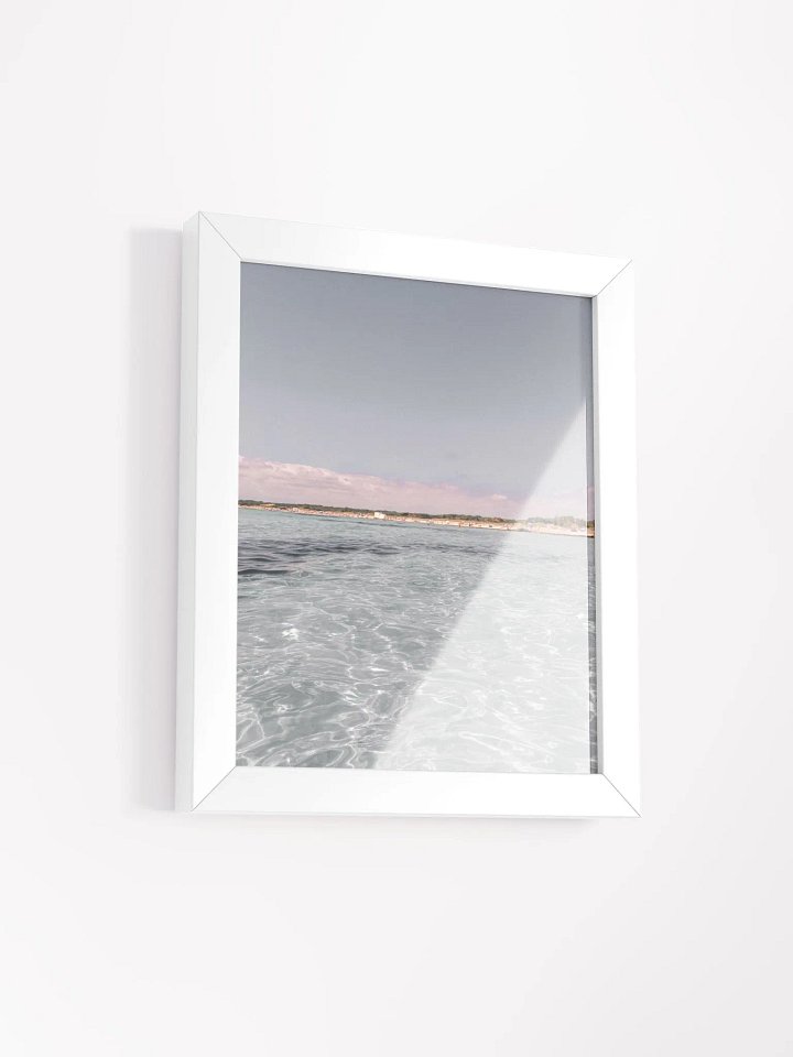 Mediterranean Beach - Framed High-Quality Matte Poster product image (2)