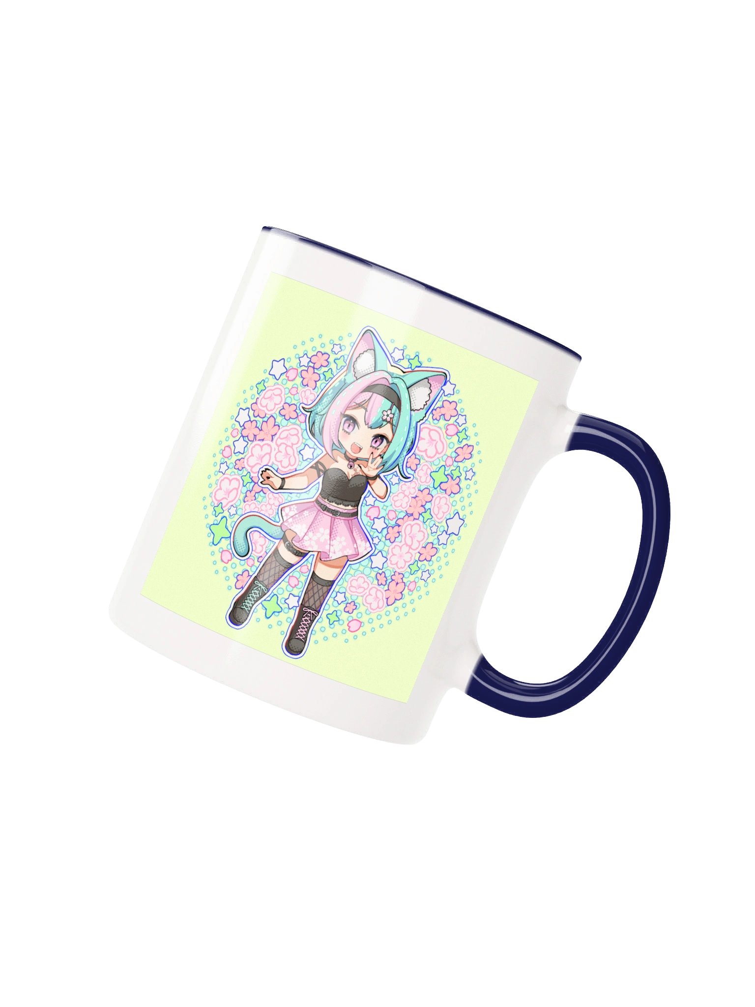 ChibiTiff Cherry Blossoms (with Logo) Mug product image (2)