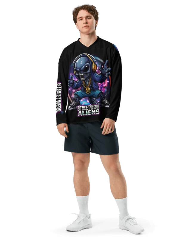 LIMITED EDITION - CNX Core All-over print Unisex Long Sleeve Tee — Streetwear Aliens 002 product image (6)