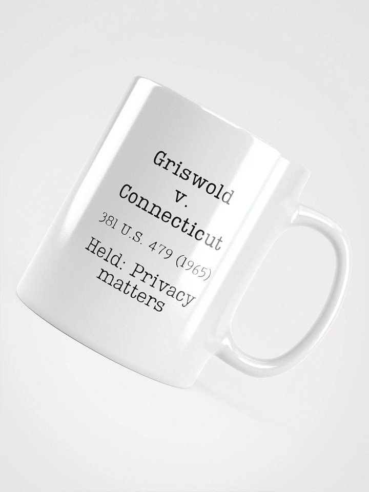 Griswold v. Connecticut "Privacy Matters" Mug product image (3)